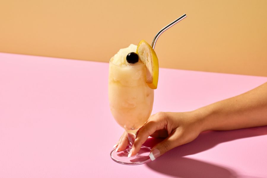 The Frozen Banana Daiquiri is super simple and refreshing