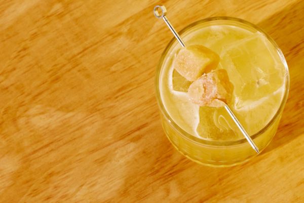 Up close at the Penicillin cocktail 