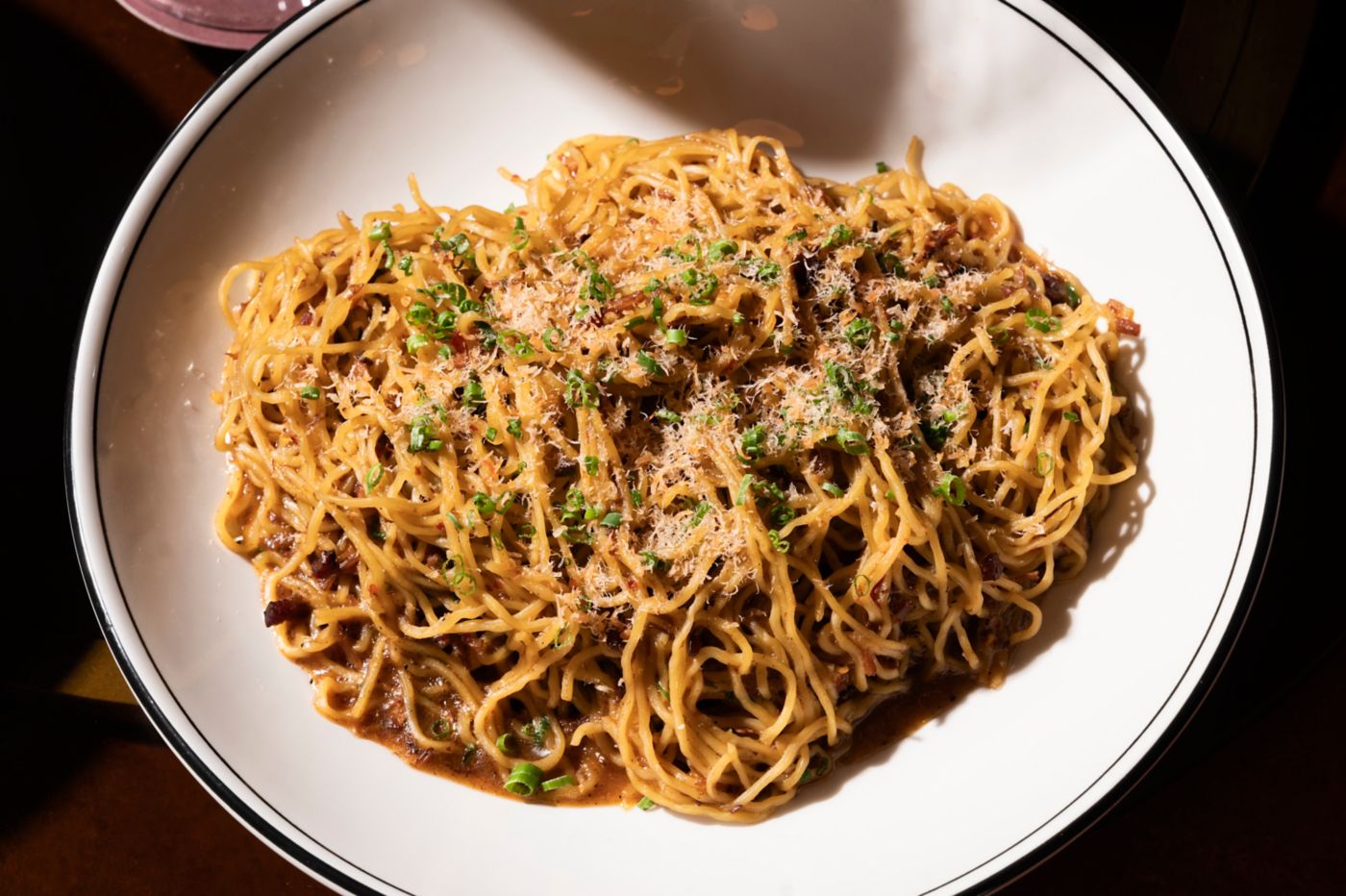 The XO noodle dish at Moonhouse in Melbourne