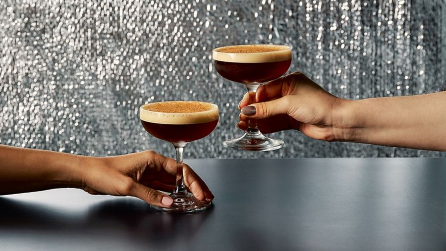 Espresso Martinis made with Croissant Gin