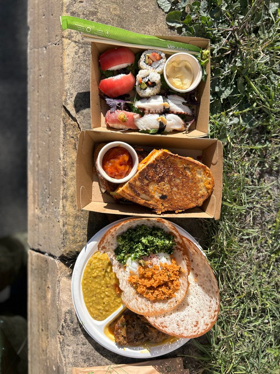 A range of food from Farmgate Market in Hobart