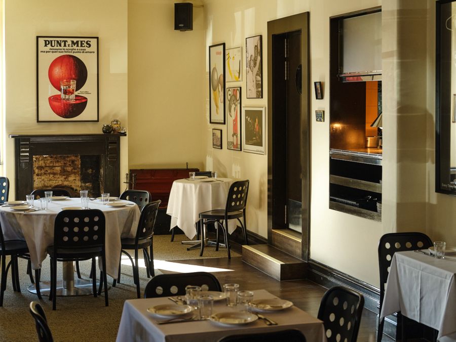 The dining area at the refurbished North Fitzroy Arms in Melbourne