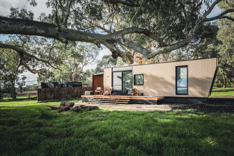 Accommodation at Gemtree Wines in McLaren Vale is a collab with CABN 