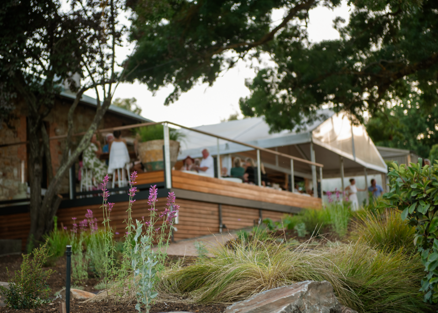 Outdoor seating at ondeen