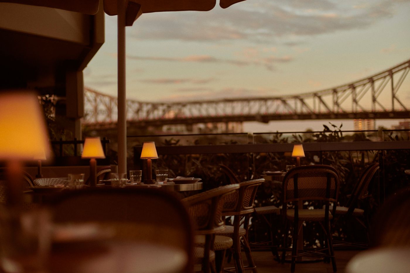 The outlook at Bar Miette in Brisbane