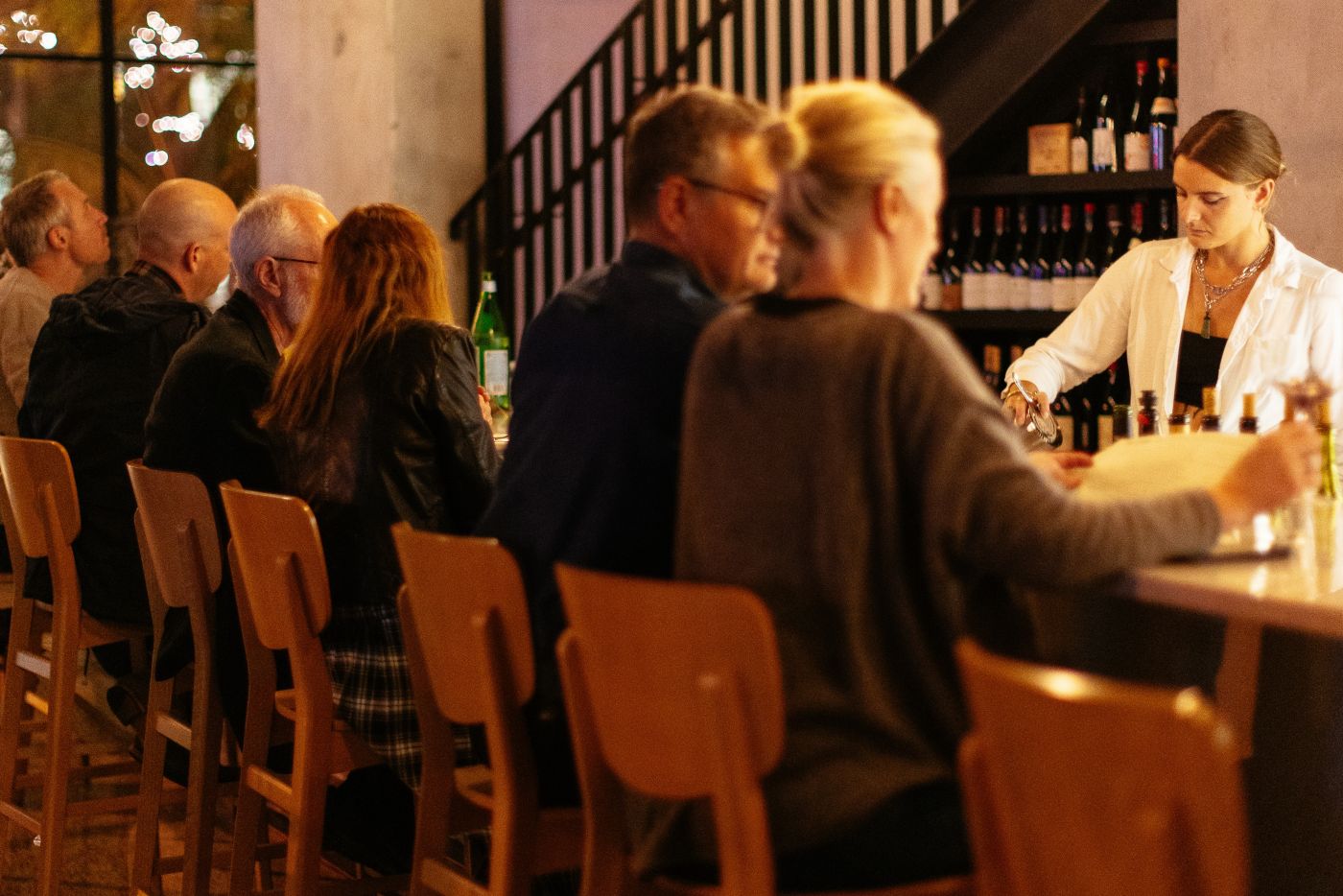 Bar counter at Petite Brisbane 