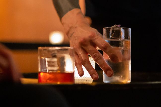 Serving up drinks at Brisbane's Before + After