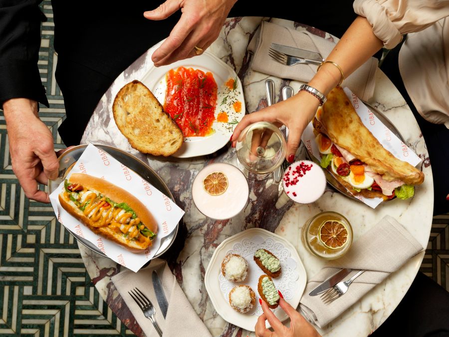 Various dishes on offer at Manly's 55 North 