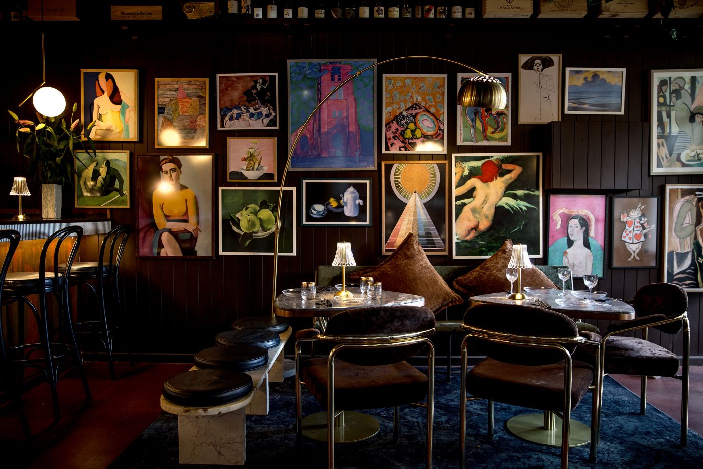 Art is a feature at Bar Conexao in Melbourne's Eltham 