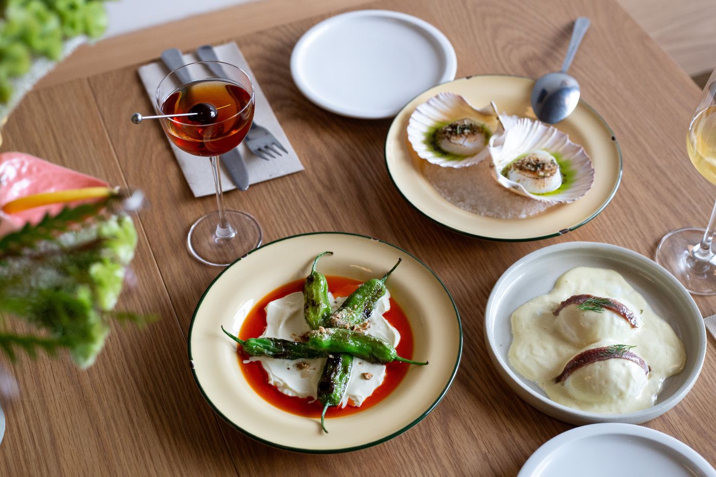 A selections of dishes at North Melbourne's Lumen People 