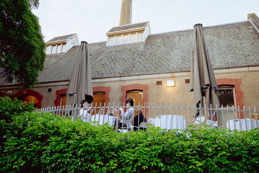 The terrace at Julie at Melbourne's Abbotsford Convent