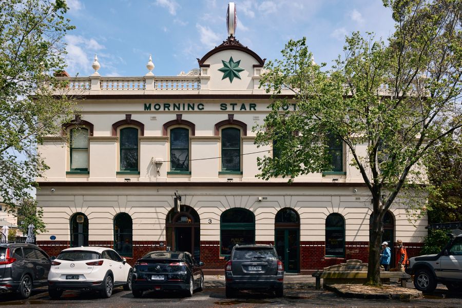 The facade of the Morning Star Hotel