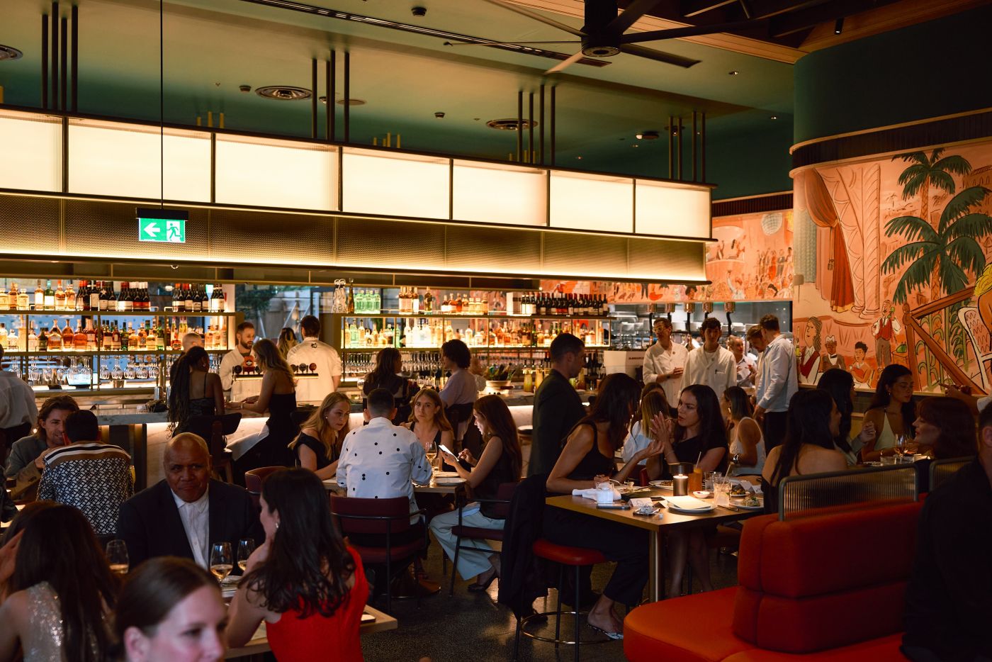 Inside Marmont, a California-inspired bar and restaurant at Crown in Melbourne