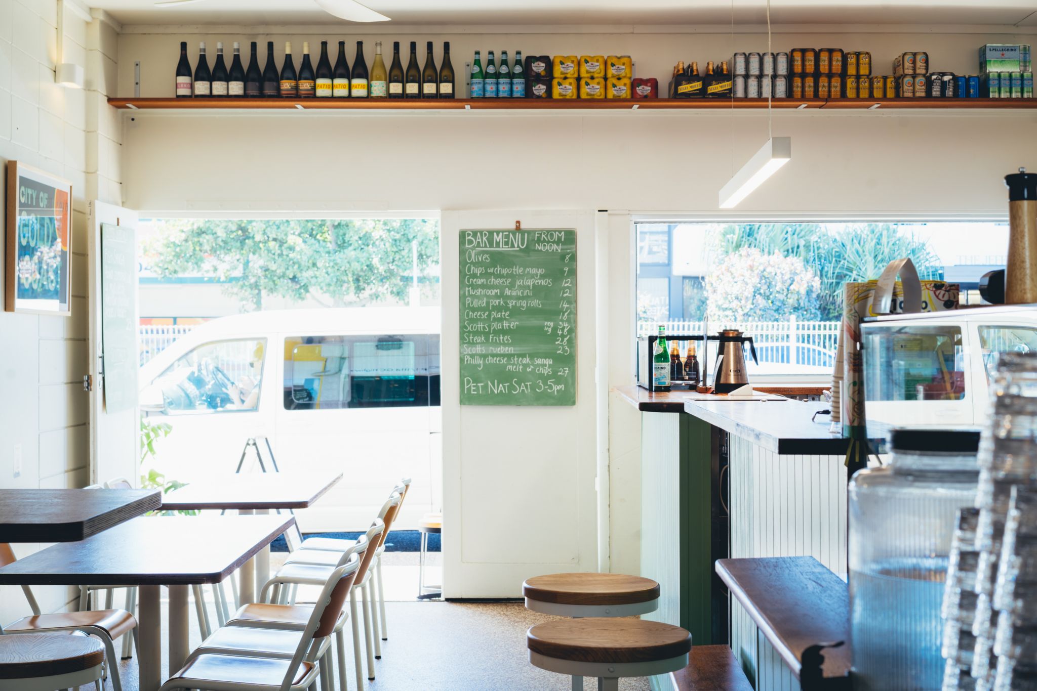  There’s a freewheeling beachy vibe at this neighbourhood hang that delivers the goods from brunch to sundowner hour, from salt air-seasoned steak sangas to rocking cocktails. 
