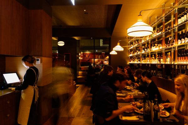  This two-level ode to Italy combines a suave street-level diner, a late-night bar in the basement and a love of bittersweet amaro liqueurs by way of a superb 40-plus list. 
