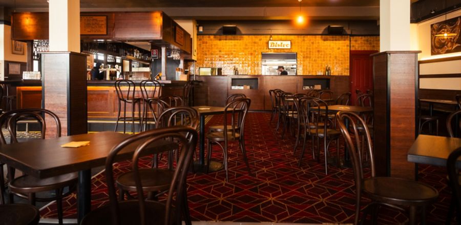Inside the Bat & Ball Hotel in Sydney