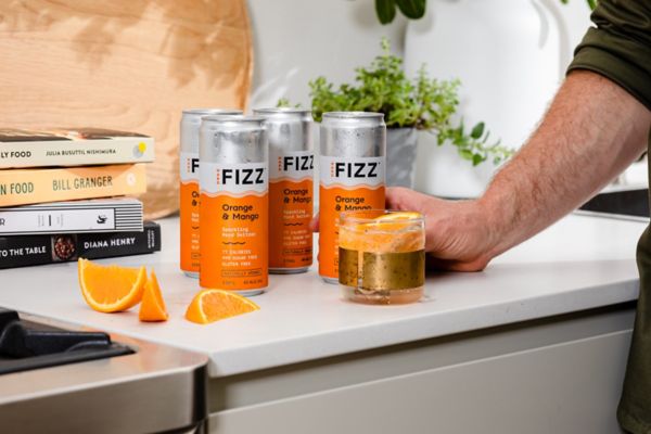 Fizz cans on the table