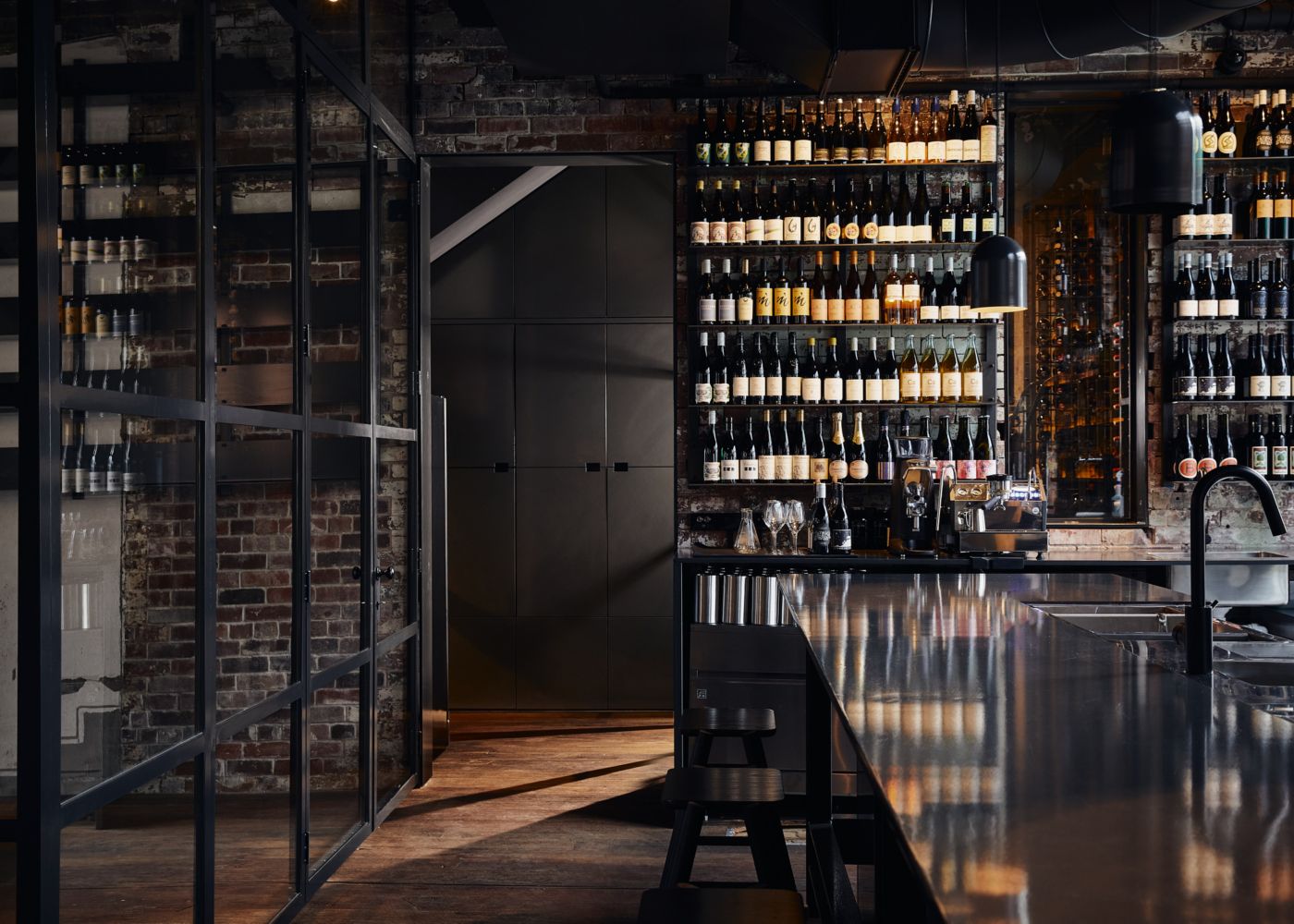 Inside Agnes Wine Bar in Brisbane