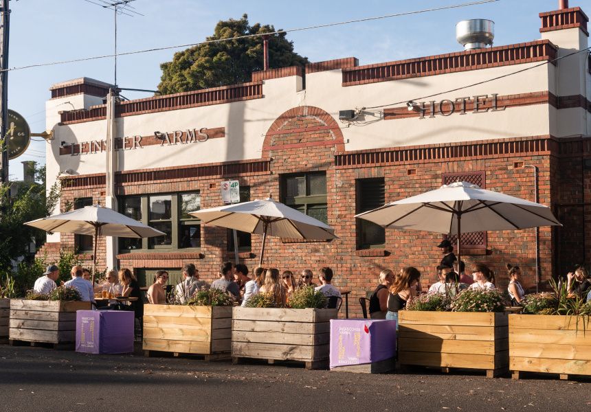 Goldy's! Tavern in Melbourne on a sunny day
