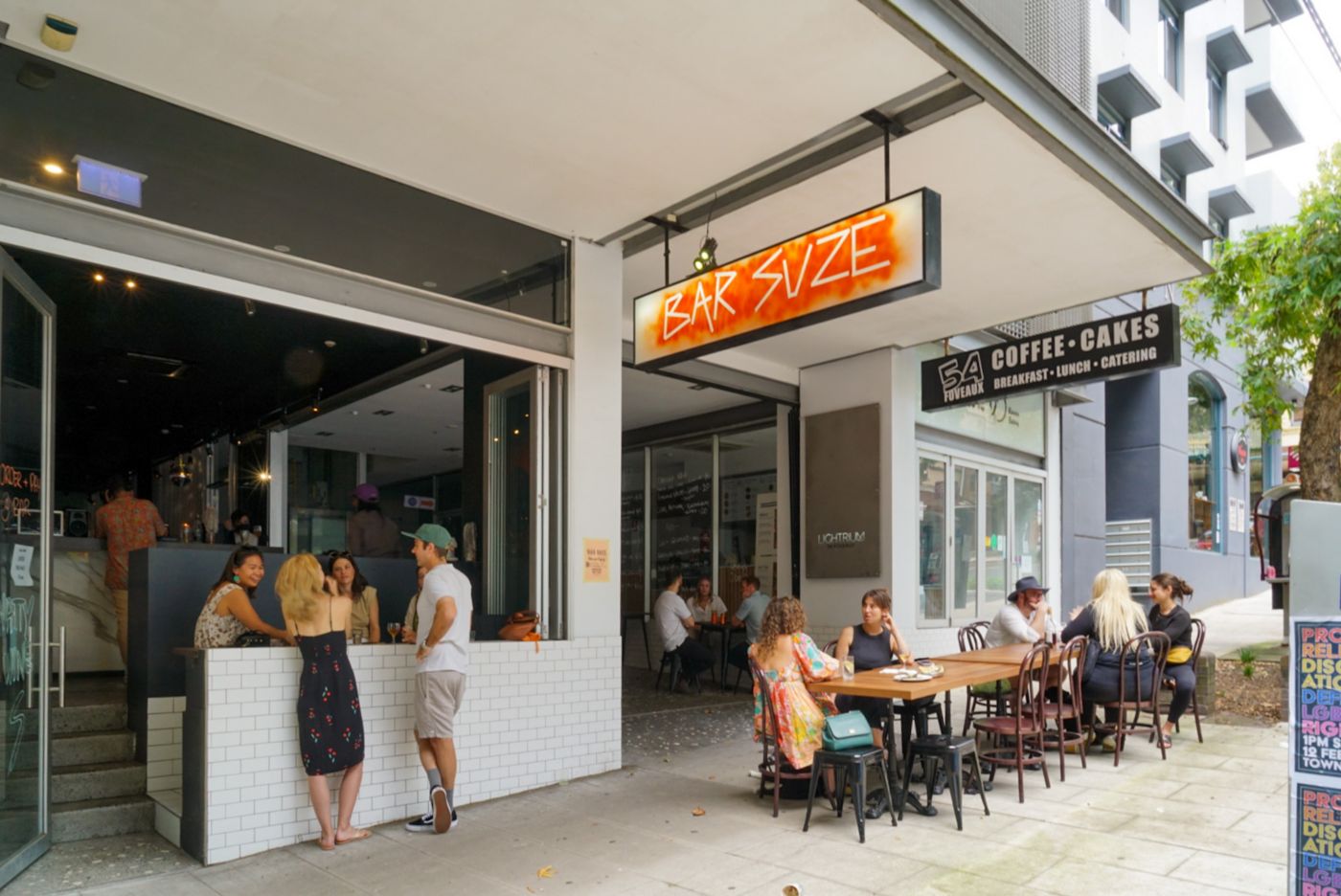 Outdoor seating Bar Suze in Sydney