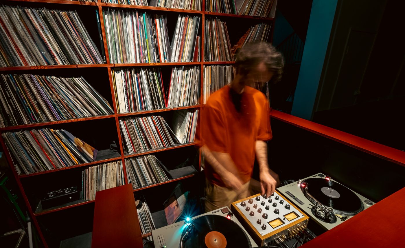 A DJ playing a set at Astral Weeks in Perth