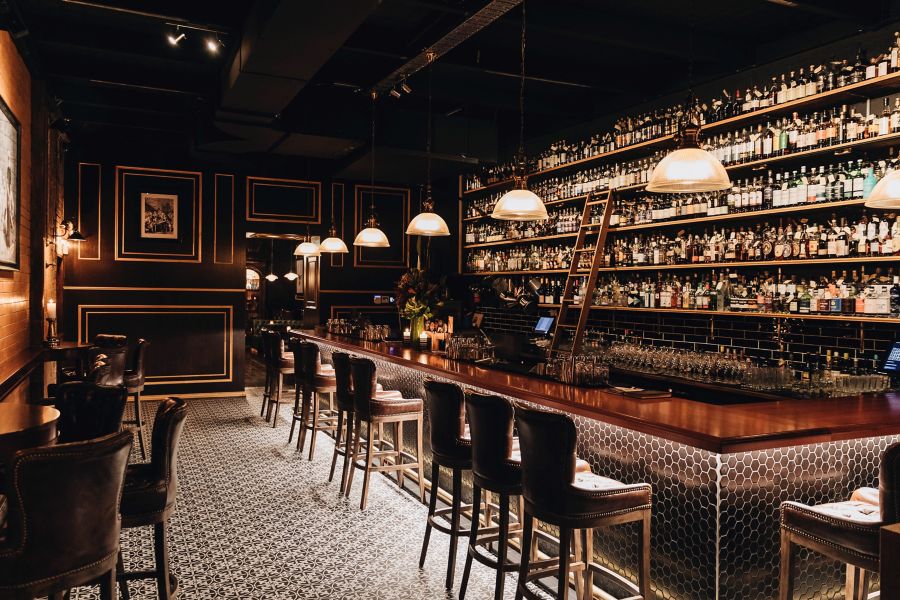 Death and Taxes whisky bar in Brisbane