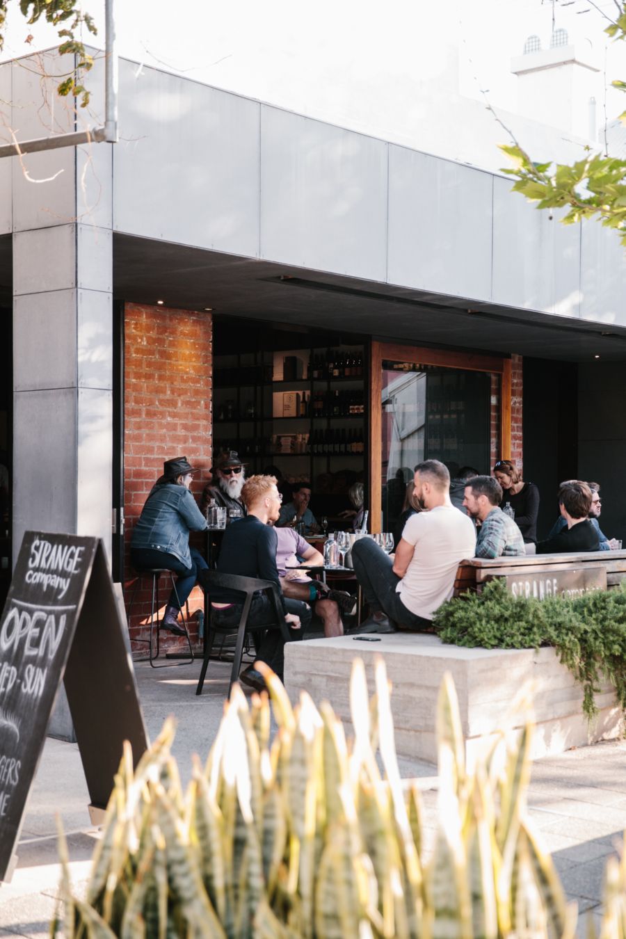 Customers at the Strange Company