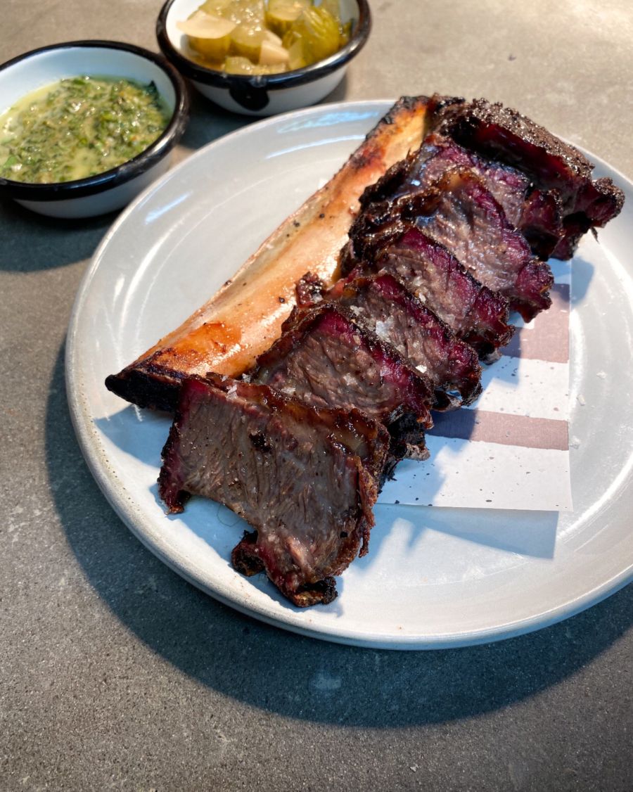 A plate of Meat dish at Terra