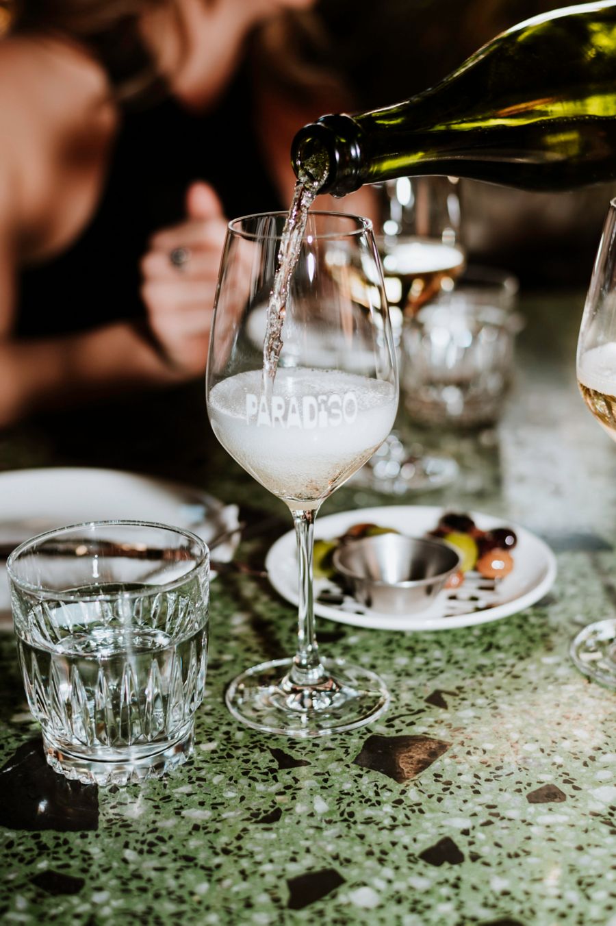 Cocktail served at Si Paradiso