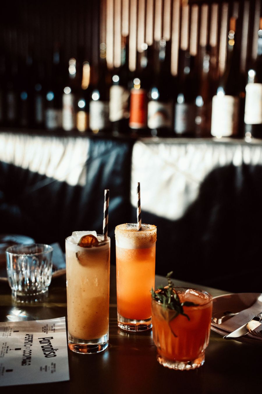 Cocktail served at Si Paradiso