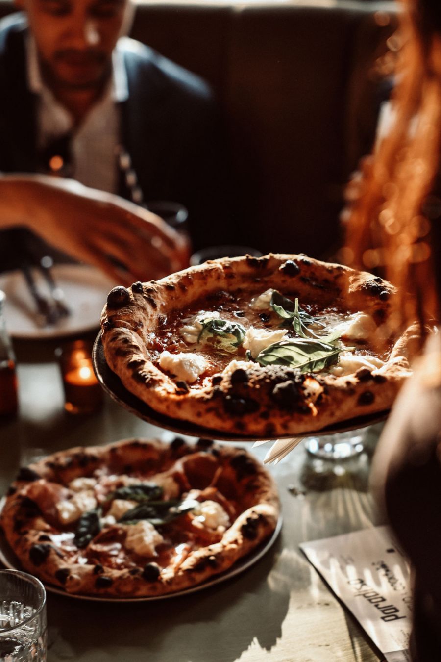 Pizza served at Si Paradiso