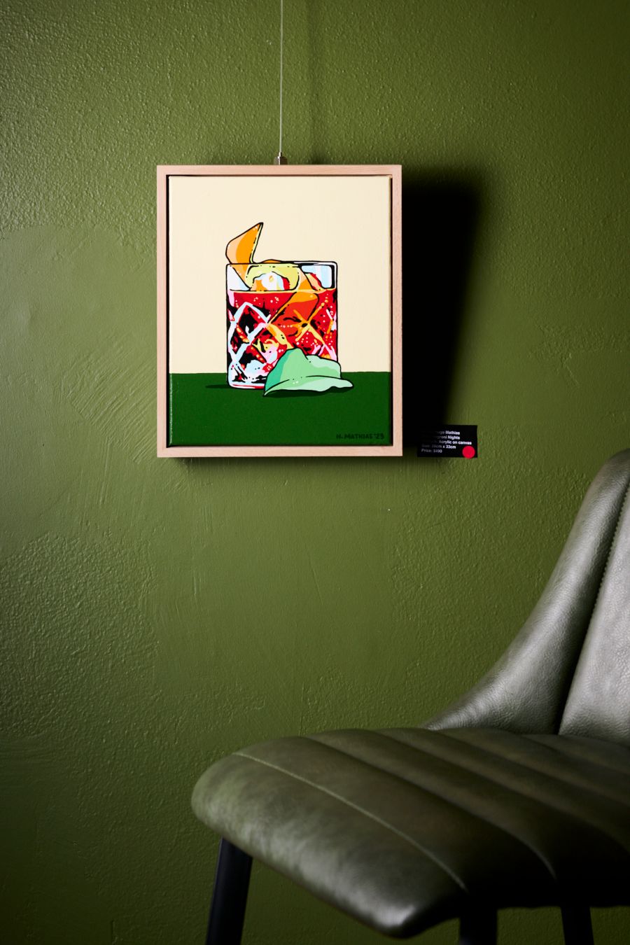 The decor inside Bouvardia in Melbourne