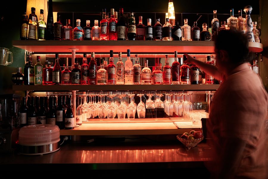 Bar counter at Gum