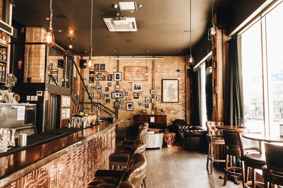 The bar area at Cobbler in Brisbane