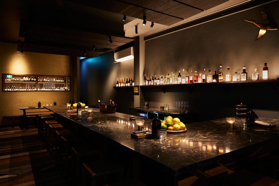 The slick bar at March, Melbourne