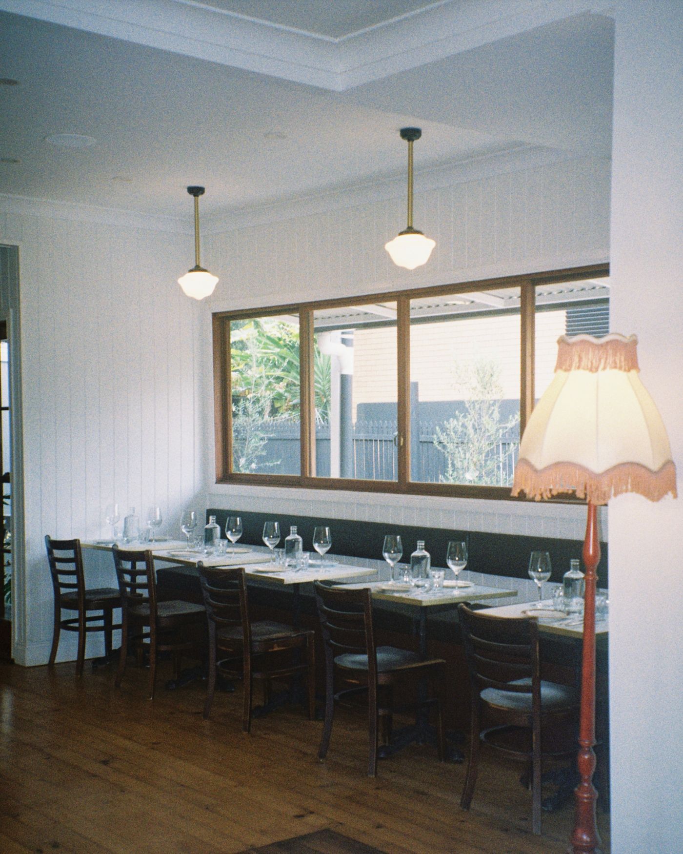 Dining tables at Cordeaux Social Club in Brisbane 