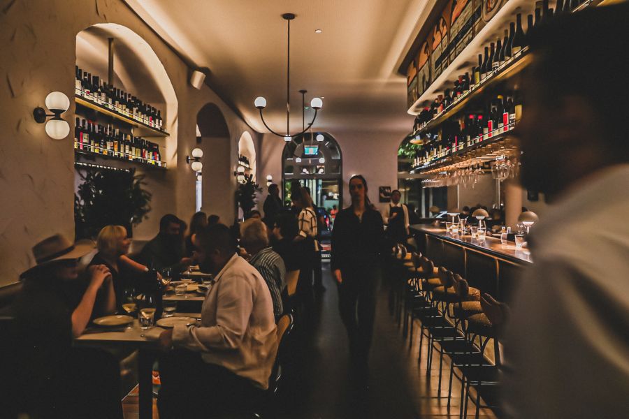 A busy evening at Palazzo Salato