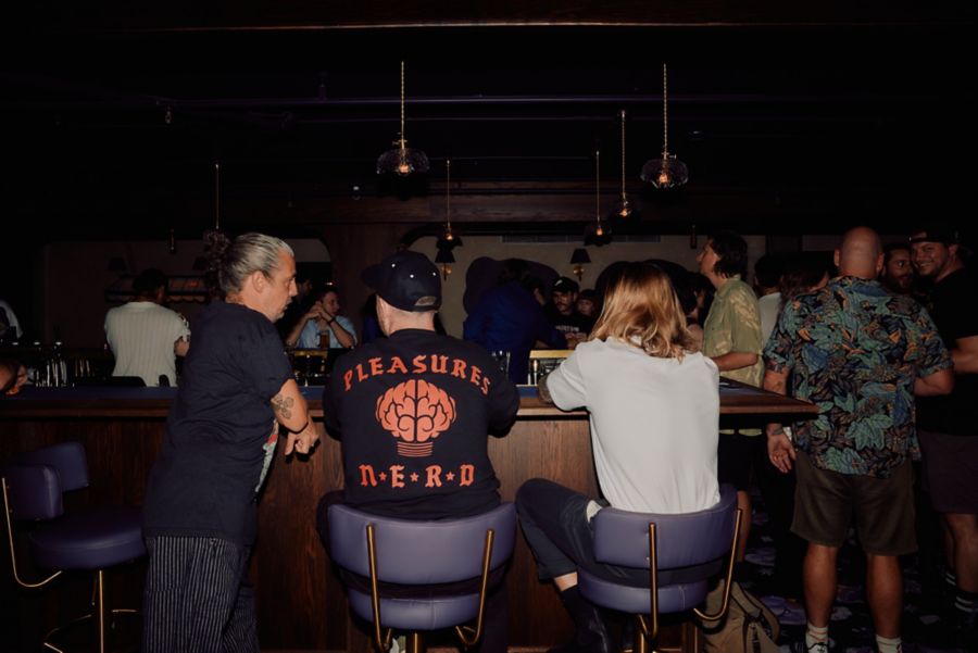 Bar seating at Pleasure Club in Sydney