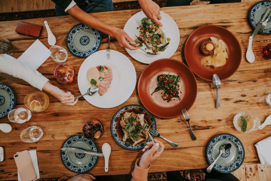 Food at Salopian Inn