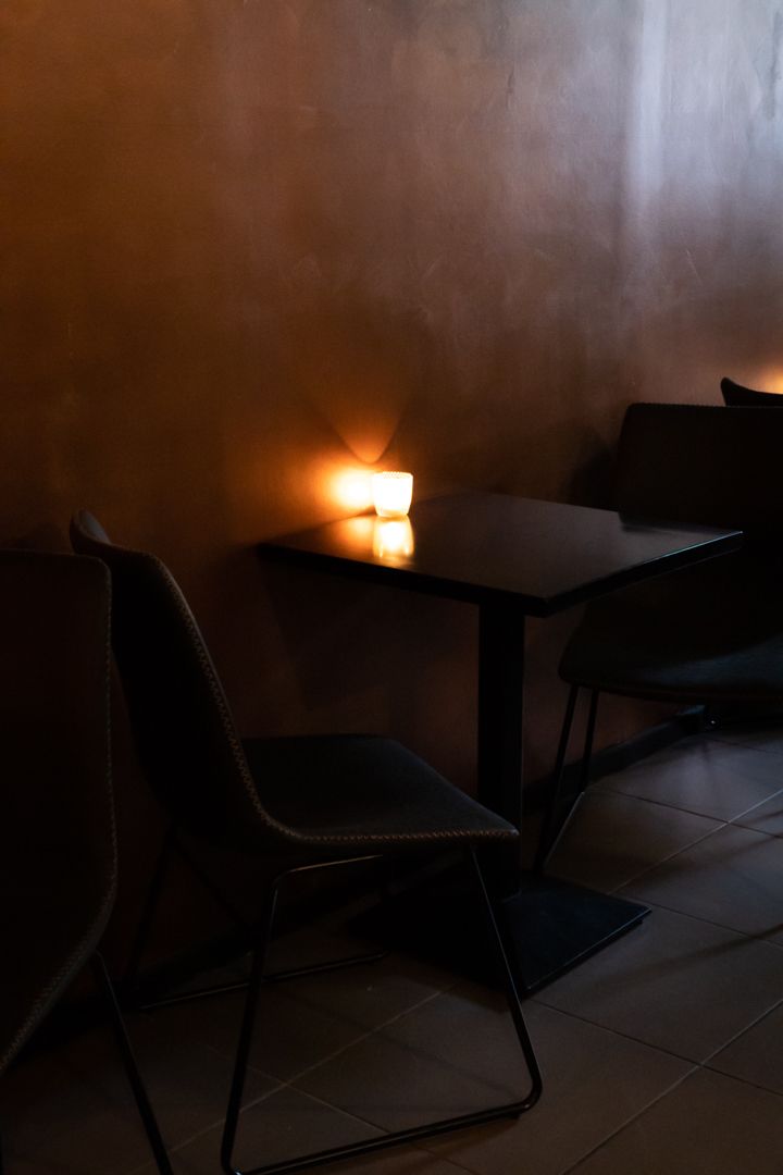 The moody setting at Before + After in Brisbane