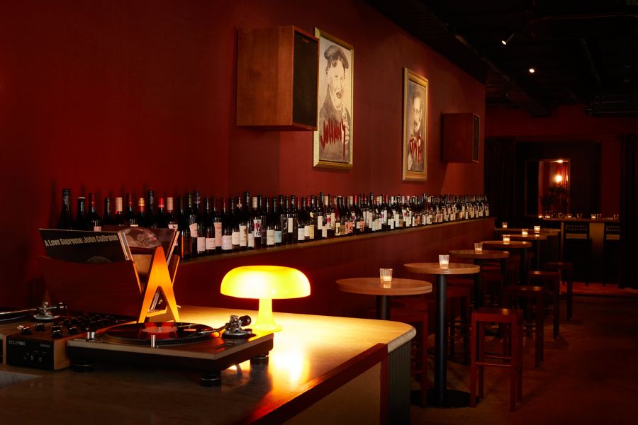 The moody setting at Busby's in Sydney