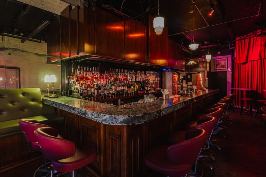 The bar at Sydney's Palomino Lounge