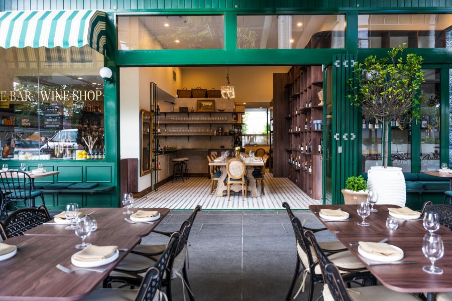 Interiors at South City Wine Bar