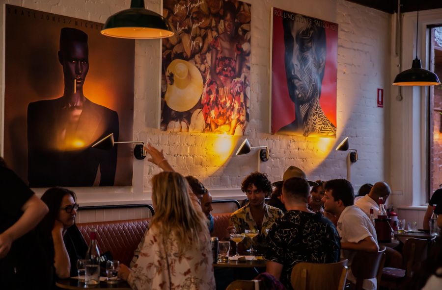 The ambience at Ode to Sirens in Fremantle, WA