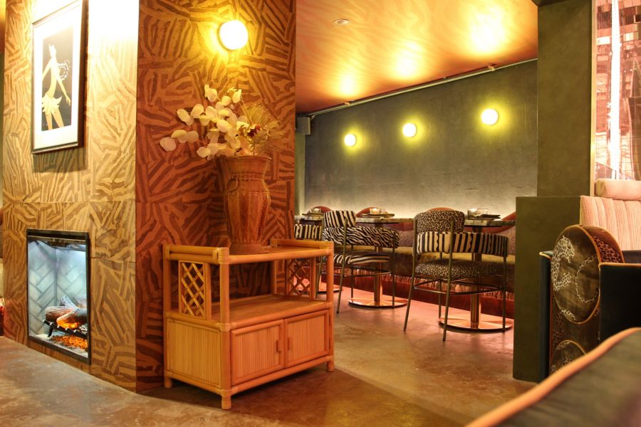 The distinctive decor at Tucano's in Sydney