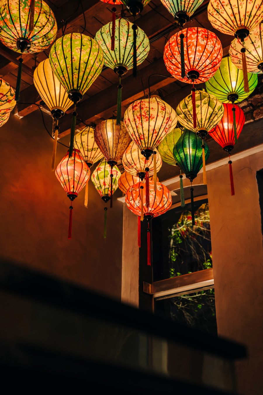 Lanterns decorate Vinabar in Sydney