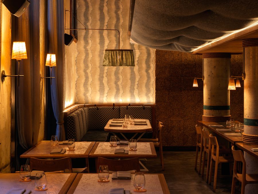 The interiors at Longshore in Sydney's inner city