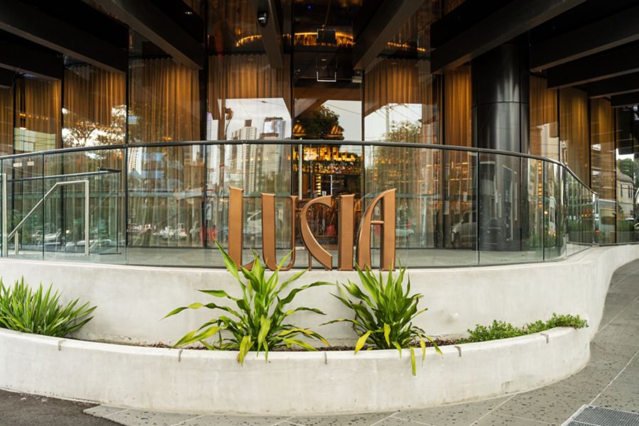 The entrance to Lucia in South Melbourne