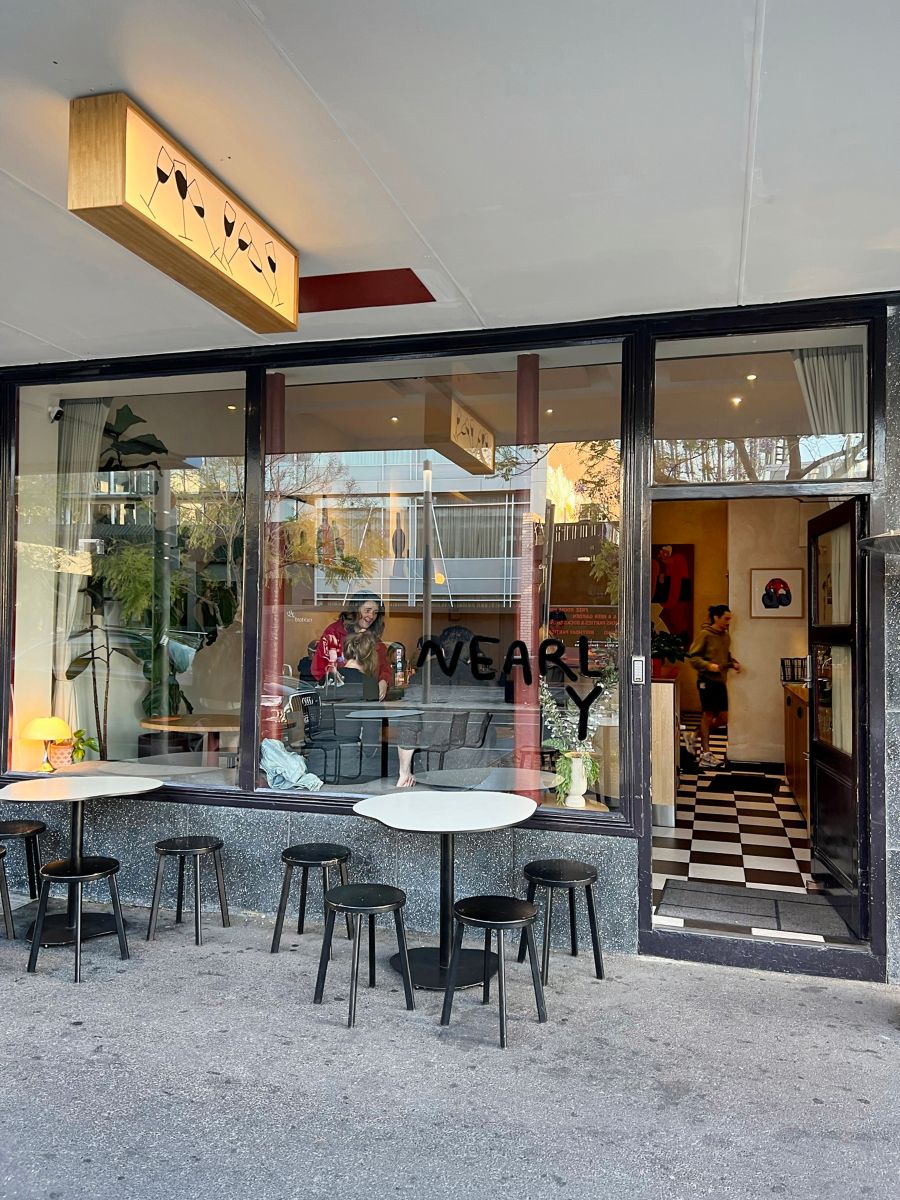 The facade of Nearly in Adelaide