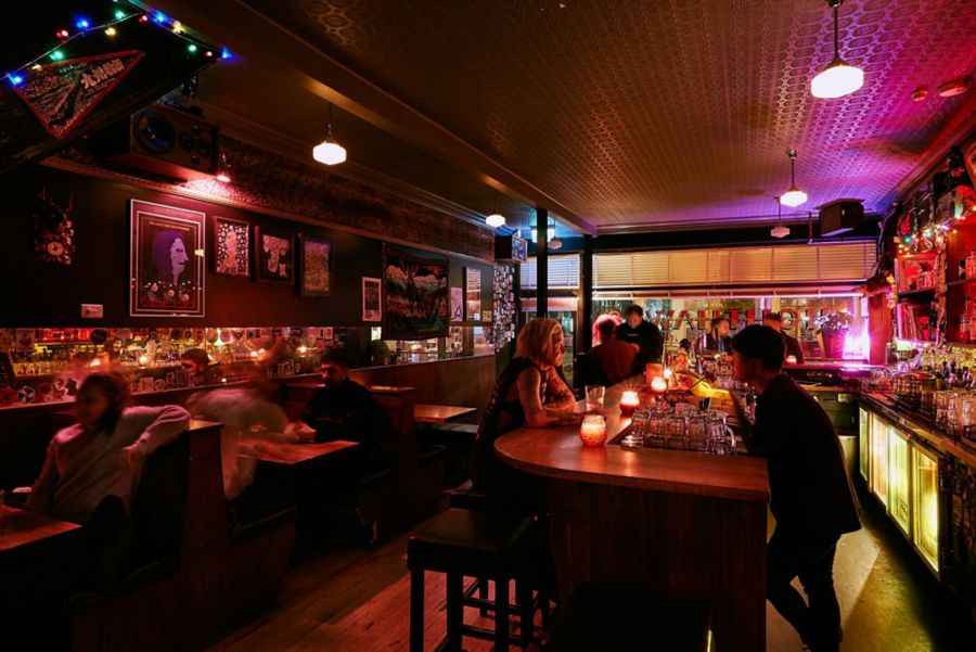 sitting area at Nighthawks